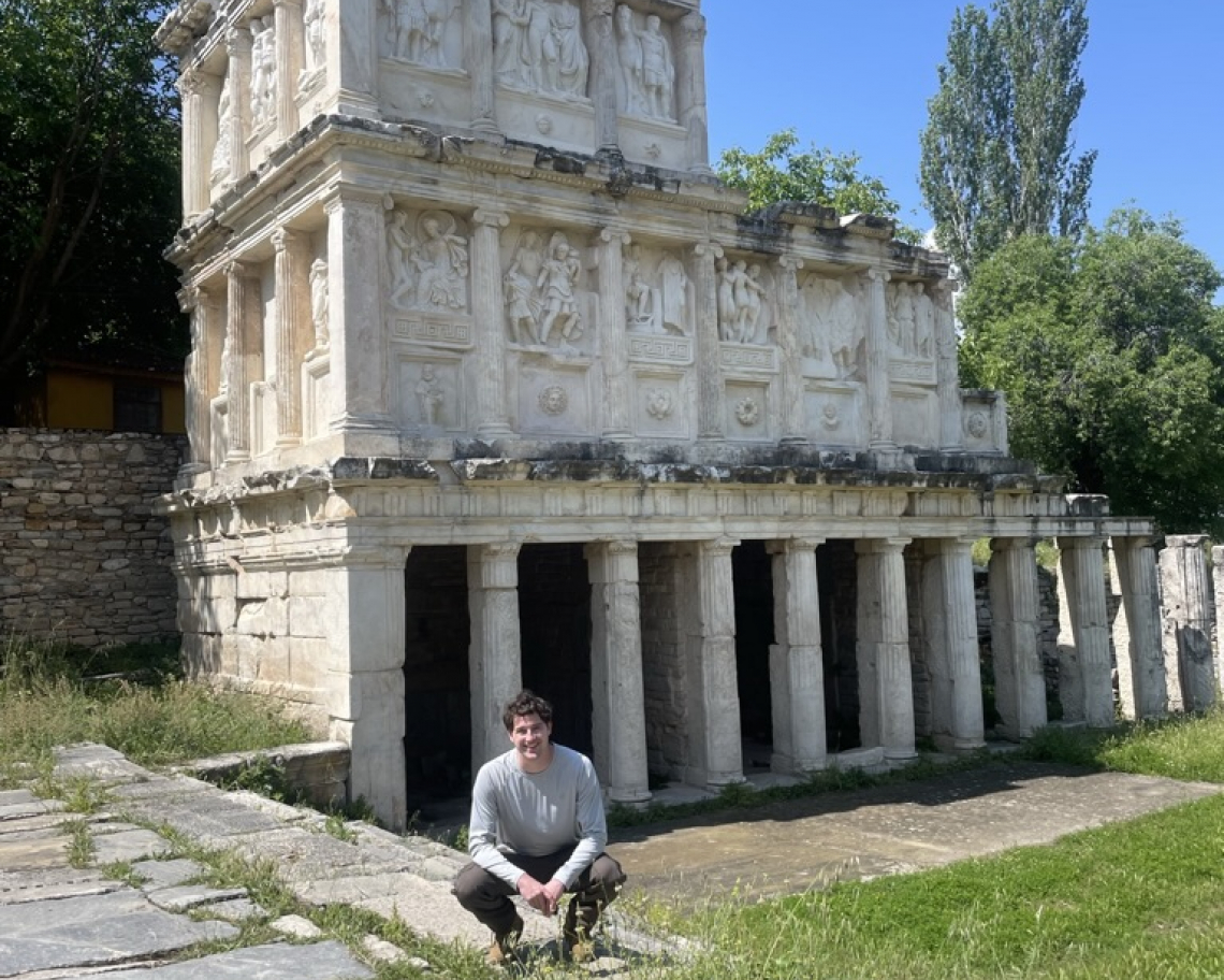 Pre-Excavation: I made sure to make the pilgrimage to Aphrodisias (pictured: the Sebasteion) 