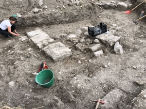 Second century Roman bath site in Cifali