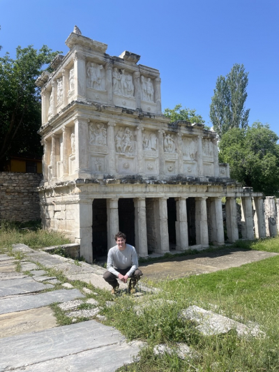 Pre-Excavation: I made sure to make the pilgrimage to Aphrodisias (pictured: the Sebasteion) 