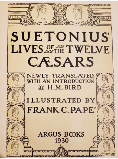 Title page of 1930 Argus edition