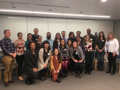 John Aldrup-MacDonald and Sinja Küppers organized the first Duke-UNC First-Gen Graduate Student Symposium with Dr. Karri Holley,
